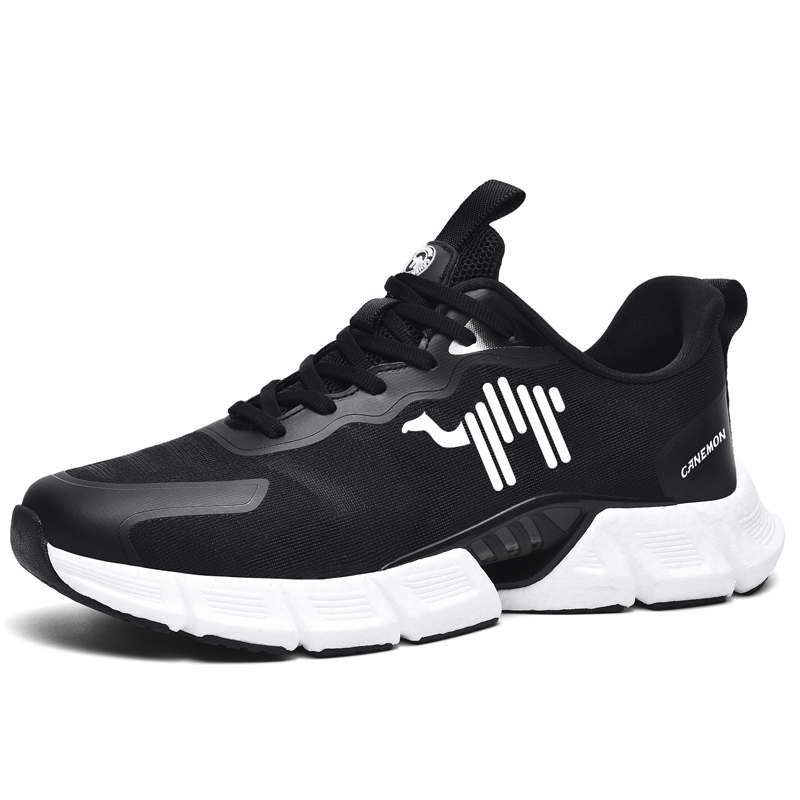 LINGHANGLUOTUO Mesh, Textile Slip Resistant And Breathable Coverage Low top Sprint Running Shoes Men’s