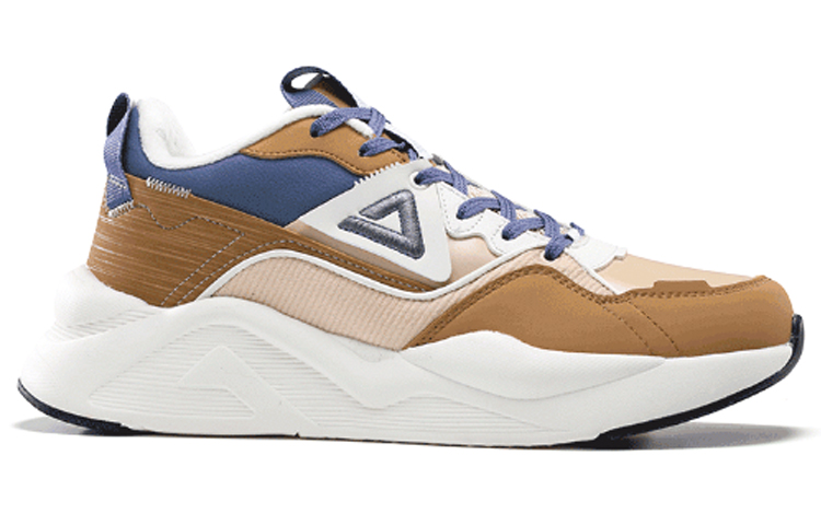 PEAK Abrasion Resistant Slip Resistant Low top Running Shoes Men’s Light Coffee