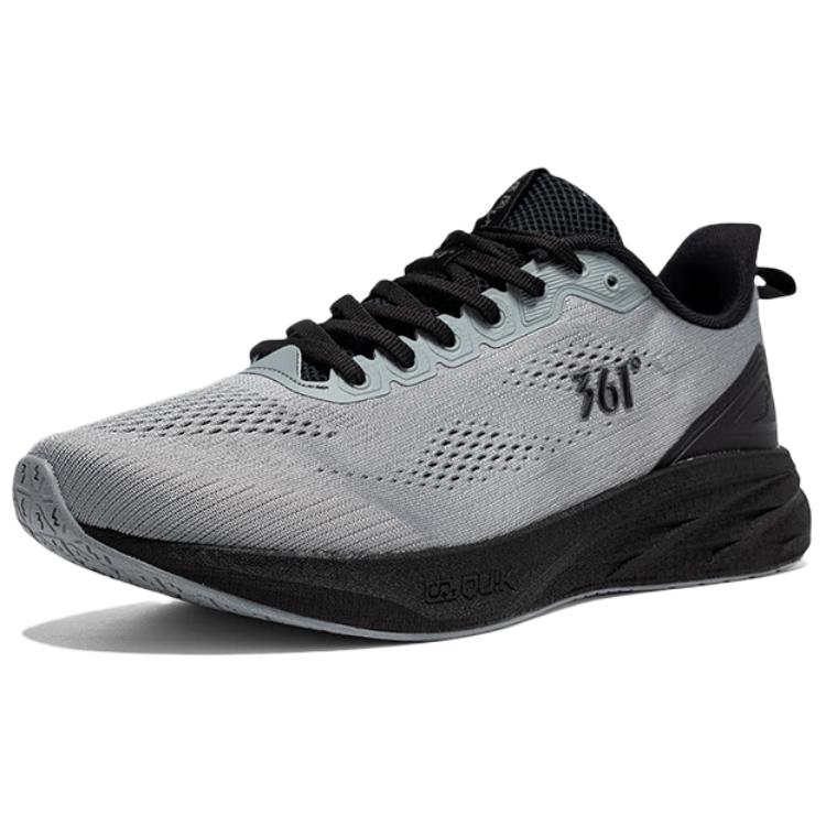 361° Wear resistant And Lightweight Low top Casual Running Shoes Men’s Gray Black