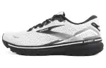 Brooks Ghost 15 Comfortable Cushioning Breathable Low top Running Shoes Men's White Black