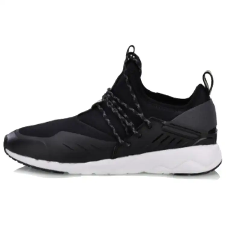 Li Ning Cushioning Slip Resistant Abrasion Resistant Breathable Low top Running Shoes Men's