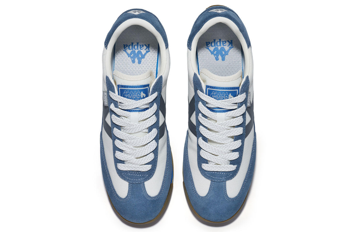 Kappa Slip Resistant Abrasion Resistant Low top Running Shoes Unisex Blue White