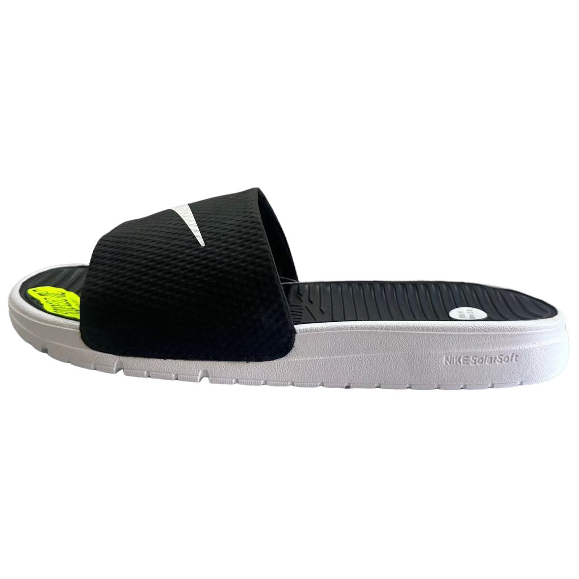 Мужские шлепанцы Nike Nike Benassi Solarsoft (черно-белый)