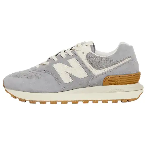 574 New Balance Legacy 'Grey White Hairy Suede'