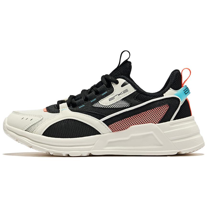 Erke Slip Resistant And Breathable Low top Running Shoes Women’s Black White