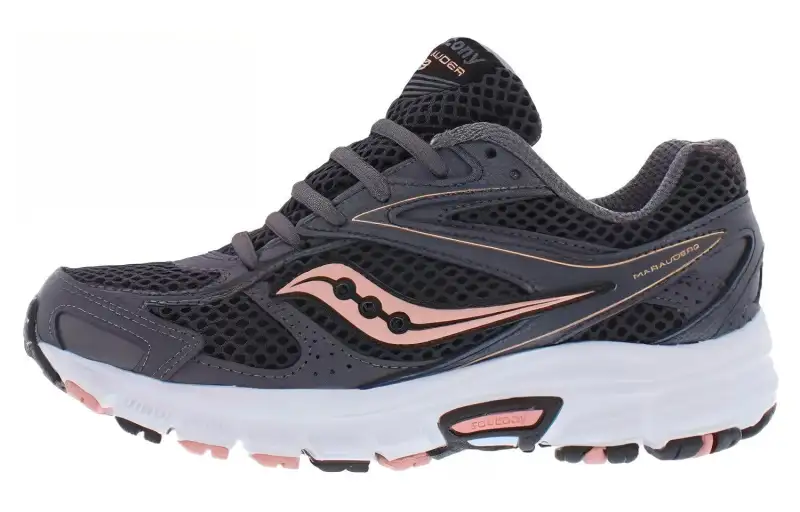 Saucony Cushioning Low top Running Shoes Women's Black Pink