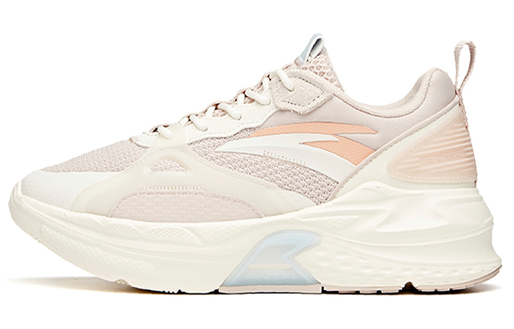 Anta Life Collection MIX Fission Cushioning Slip Resistant Abrasion Resistant Low top Sports Casual Shoes Women's Ecru