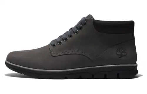 Timberland Bradstreet Leather Chukka Leather Abrasion Resistant Ankle Length Outdoor Boots Men's Gray Black