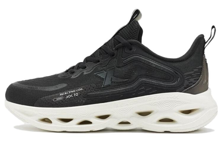 XTEP Shock Absorption Spinning 10.0 Anti-Slip And Wear-Resistant Breathable Low-Top Running Shoes Women’s Black