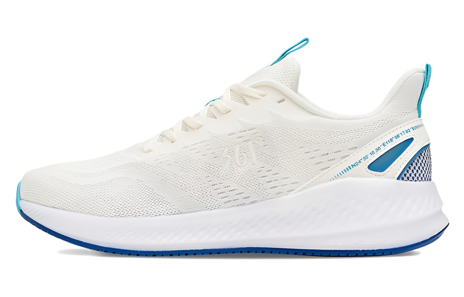 361° SE Breathable And Lightweight Low top Running Shoes Men’s White Blue