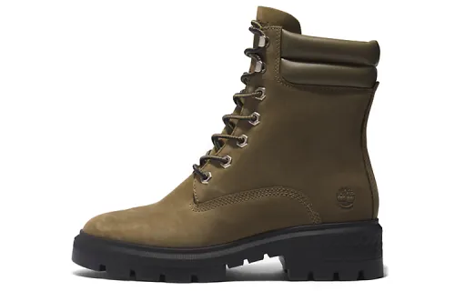 Timberland Cortina Valley 6 Inch Abrasion Resistant Short Outdoor Boots Women's Green Black