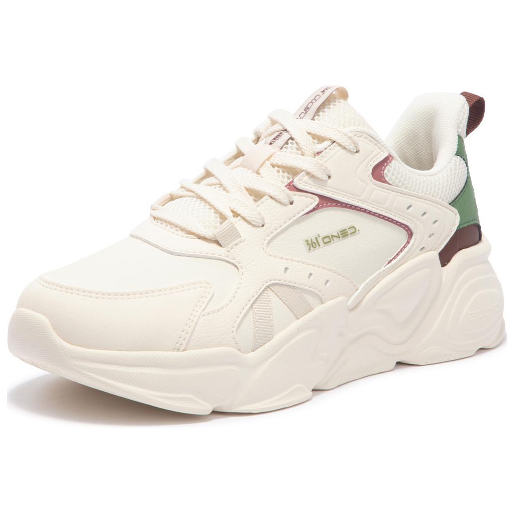 361° Mesh Abrasion Resistant Low top Running Shoes Women’s Beige Green Red