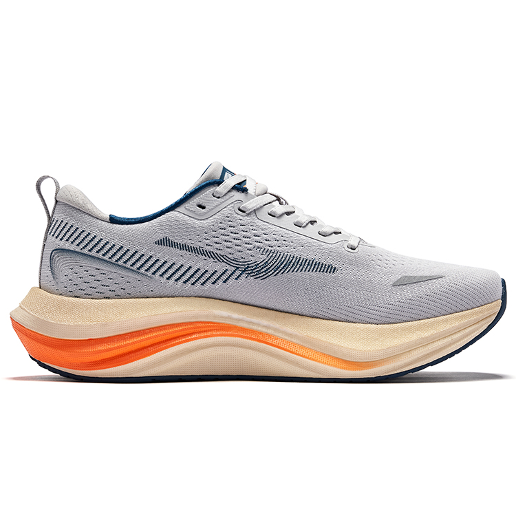 Erke Lanyue 2.0 Cushioning Rebound Low top Casual Training City Commuting Running Shoes Men’s Mist Gray Tide Blue