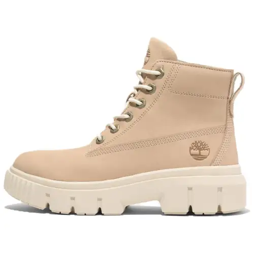 Timberland Crew Combat Boots Women's Light Beige