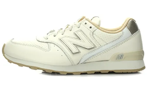 New Balance NB 996 Comfortable Artificial Leather Low top Running Shoes Women's Ecru