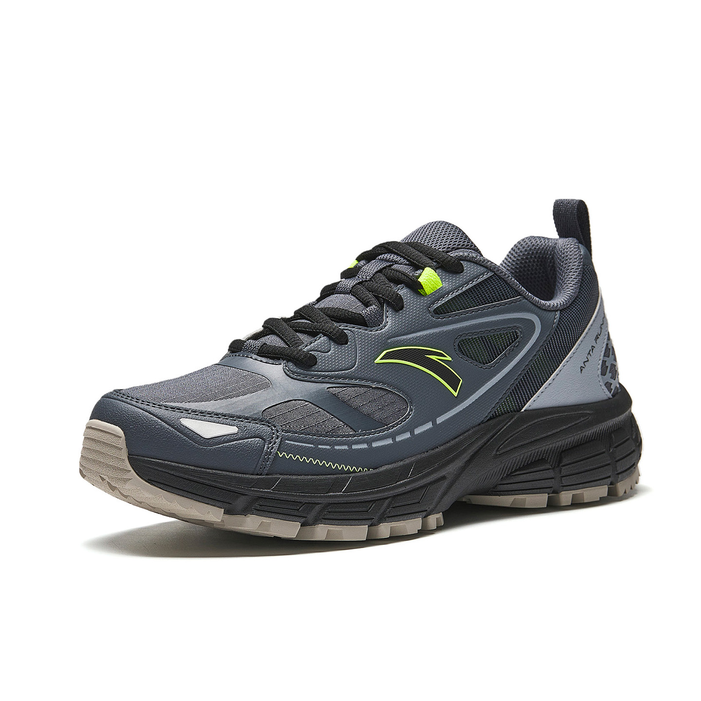 Anta Fabric Low top Running Shoes Men’s Black Gray