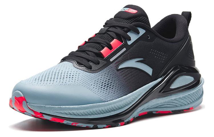 Anta Comfortable Slip Resistant Abrasion Resistant Low top Running Shoes Men’s Black Blue