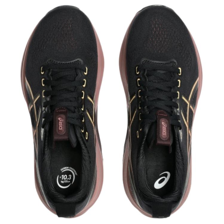 Asics GEL KAYANO 32 Abrasion Resistant Low top Running Shoes Women’s Black Purple Pink