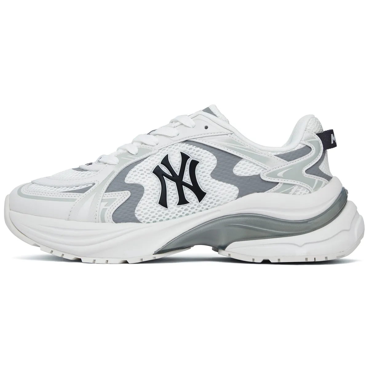 MLB New York Yankees Synthetic Leather, Textile Low-top Casual City Commuting Running Shoes Unisex Avant-Garde White
