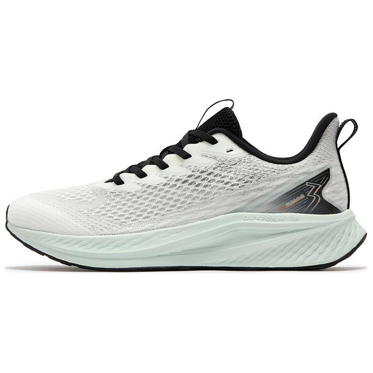 361° Sharp Sparkling 6.0 Slip Resistant Abrasion Resistant Low top Running Shoes Men’s White Green