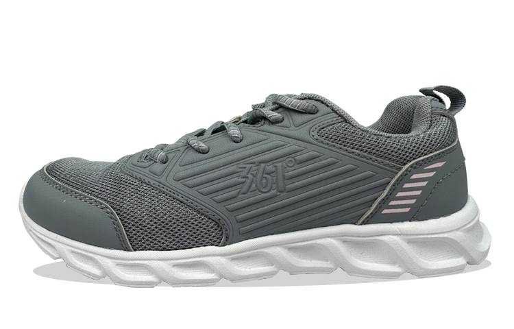 361° Slip Resistant, Lightweight, And Breathable Low top Running Shoes Women’s Gray Pink