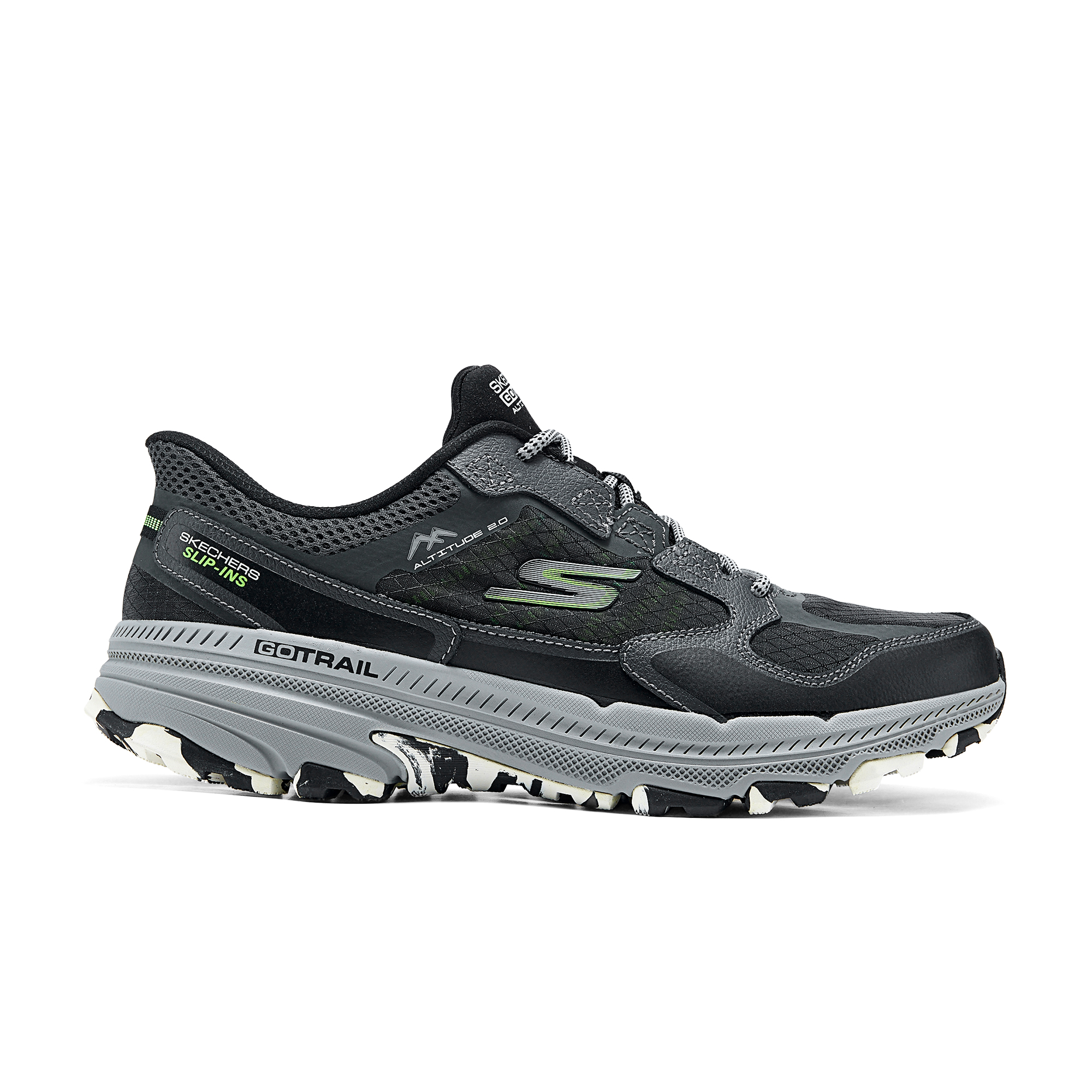 Skechers GO RUN Trail Altitude 2.0 Low top Running Shoes Men’s Black Gray