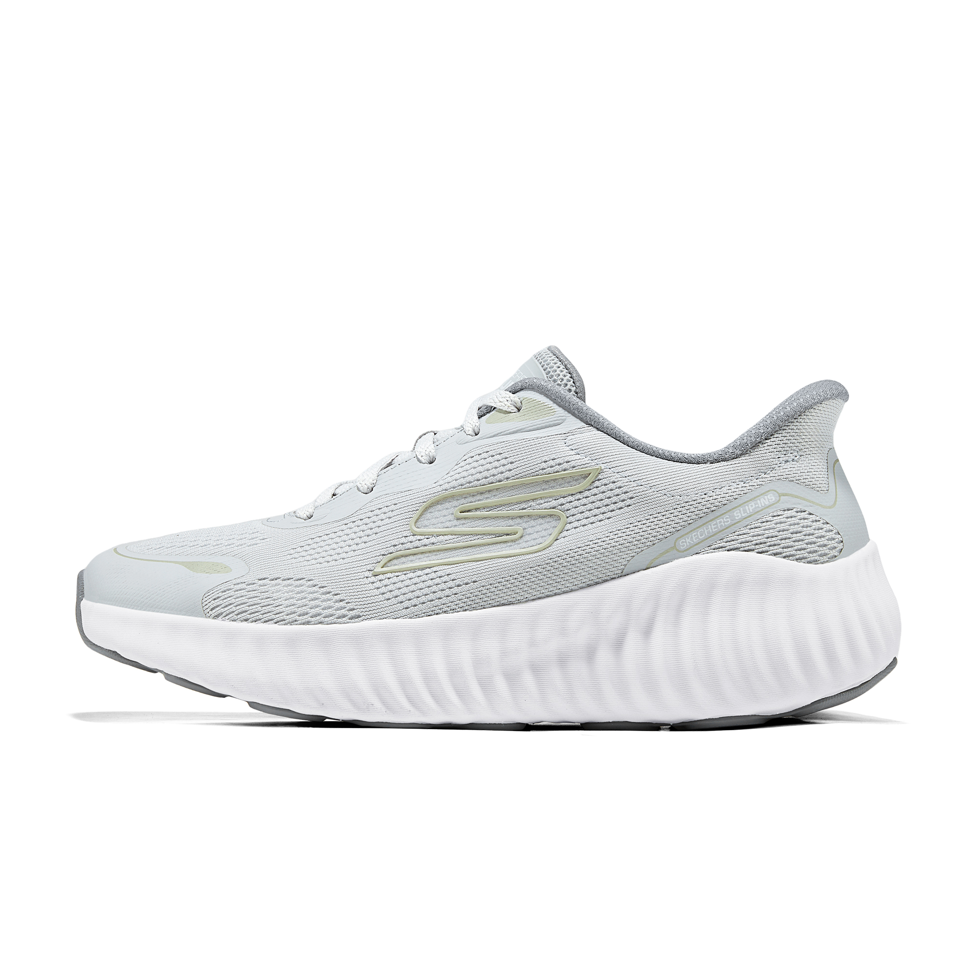 Skechers GO RUN NOW Breathable Lightweight Rebound Low top Running Shoes Women’s Gray