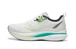 Saucony Tide Slip Resistant Slip Resistant Low top Running Shoes Men's White Green