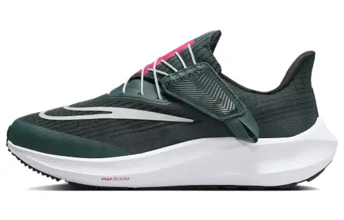 Nike Air Zoom Pegasus 39 FlyEase Wide 'Deep Jungle Metallic Silver' Women's