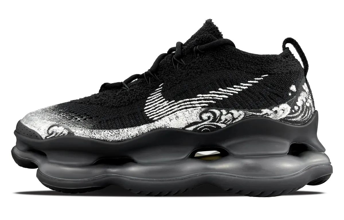 Nike Air Max Scorpion Low top Casual Running Shoes Women's Silver Black