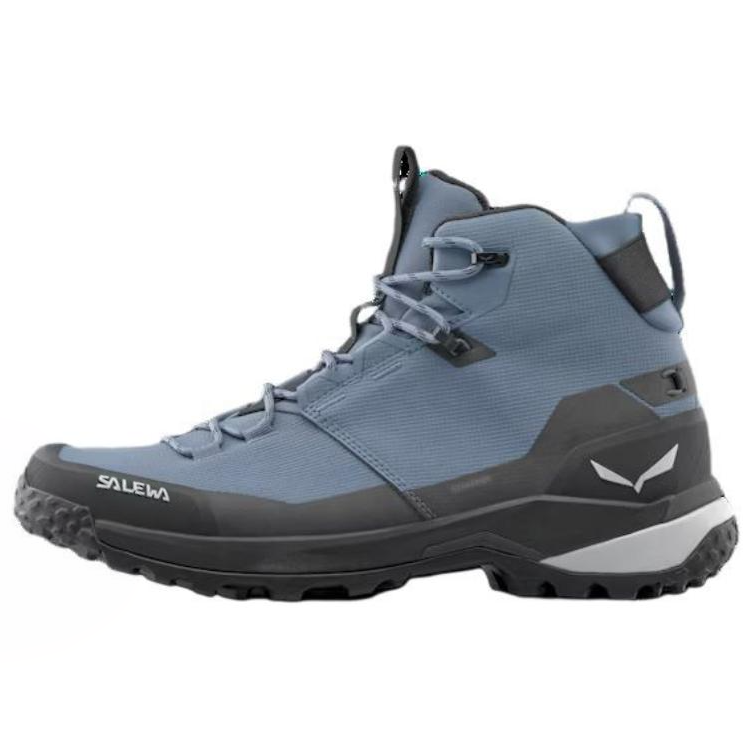 SALEWA POWERTEX Breathable And Waterproof Crew Outdoor Boots Men's Blue Black