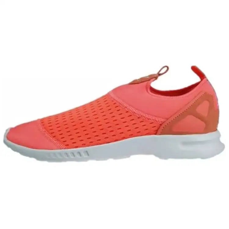 Adidas Originals ZX Flu Slip Resistant Abrasion Resistant Low top Running Shoes Women's Orange