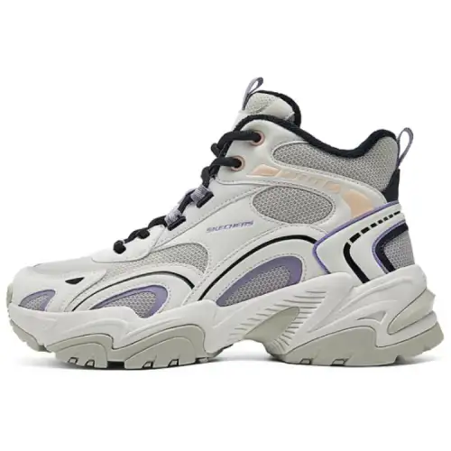 Skechers Sports Life Collection High top Casual Shoes Women's White Gray