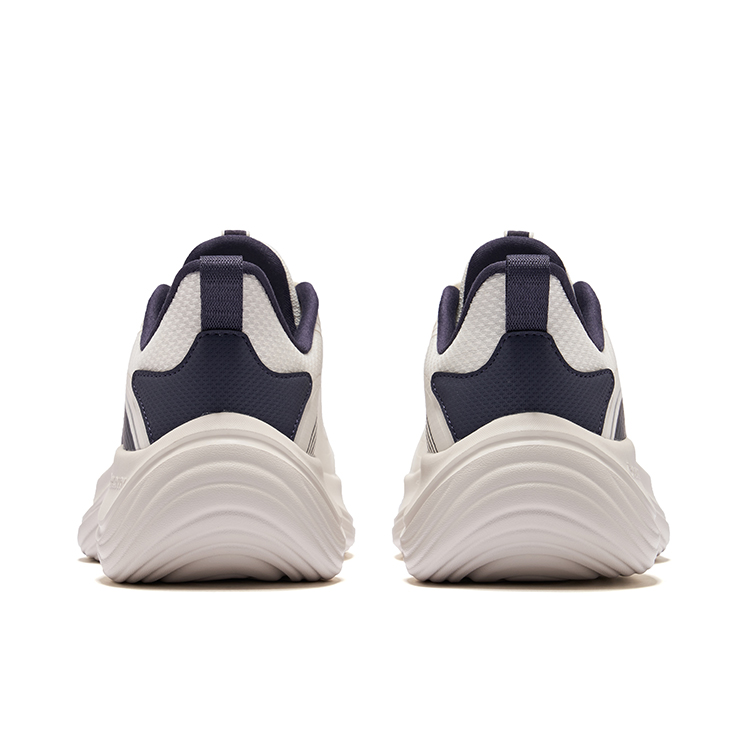 Erke Cushioning Rebound Abrasion Resistant Low top City Commuting Running Shoes Men’s Microcrystal White Cosmic Blue