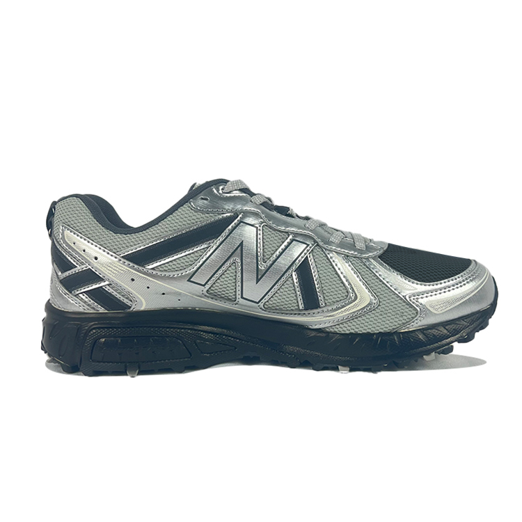 New Balance NB 410 Slip Resistant, Abrasion Resistant, Breathable Low top Casual Running Shoes Unisex Silver Black