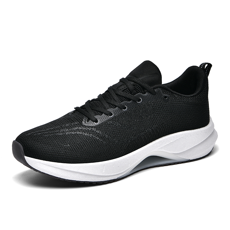 TONYBEAR Running Shoes Unisex Low Top White/Black
