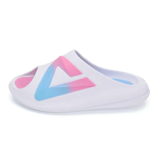 PEAK Taichi Chubby Slippers Slide Slippers Unisex White Pink Blue