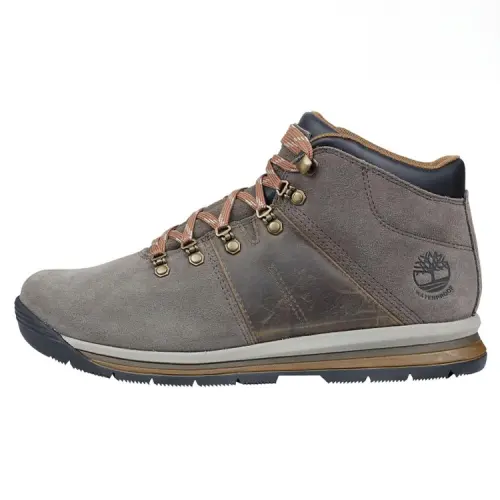 Timberland GT Rally Top Grain Cow Leather Short Outdoor Boots Men's Gray