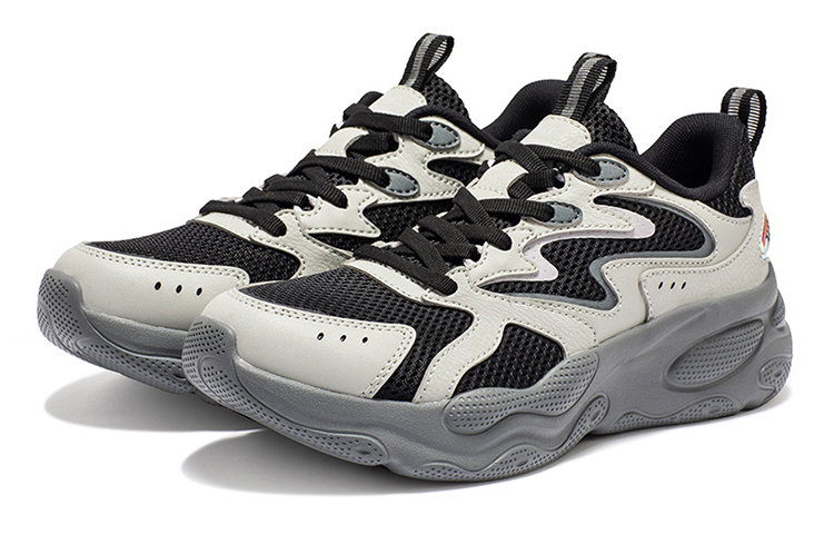 361° Slip Resistant, Abrasion Resistant, Breathable Low top Running Shoes Women’s Black Gray