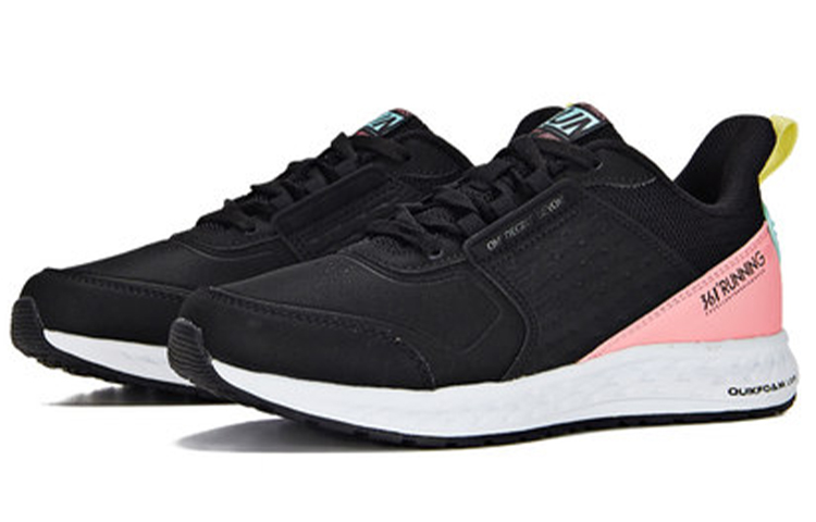 361° Cushioning Low top Running Shoes Women’s Black Pink