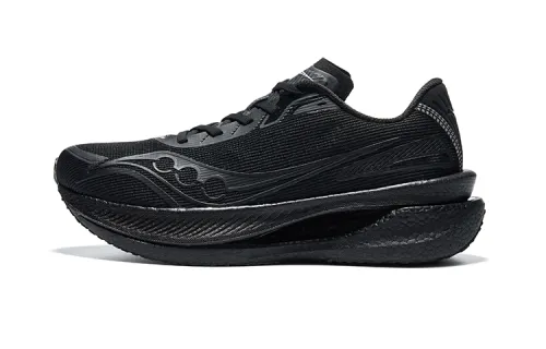 Saucony IDLING Cruise Slip Resistant Abrasion Resistant Low top Running Shoes Unisex Black