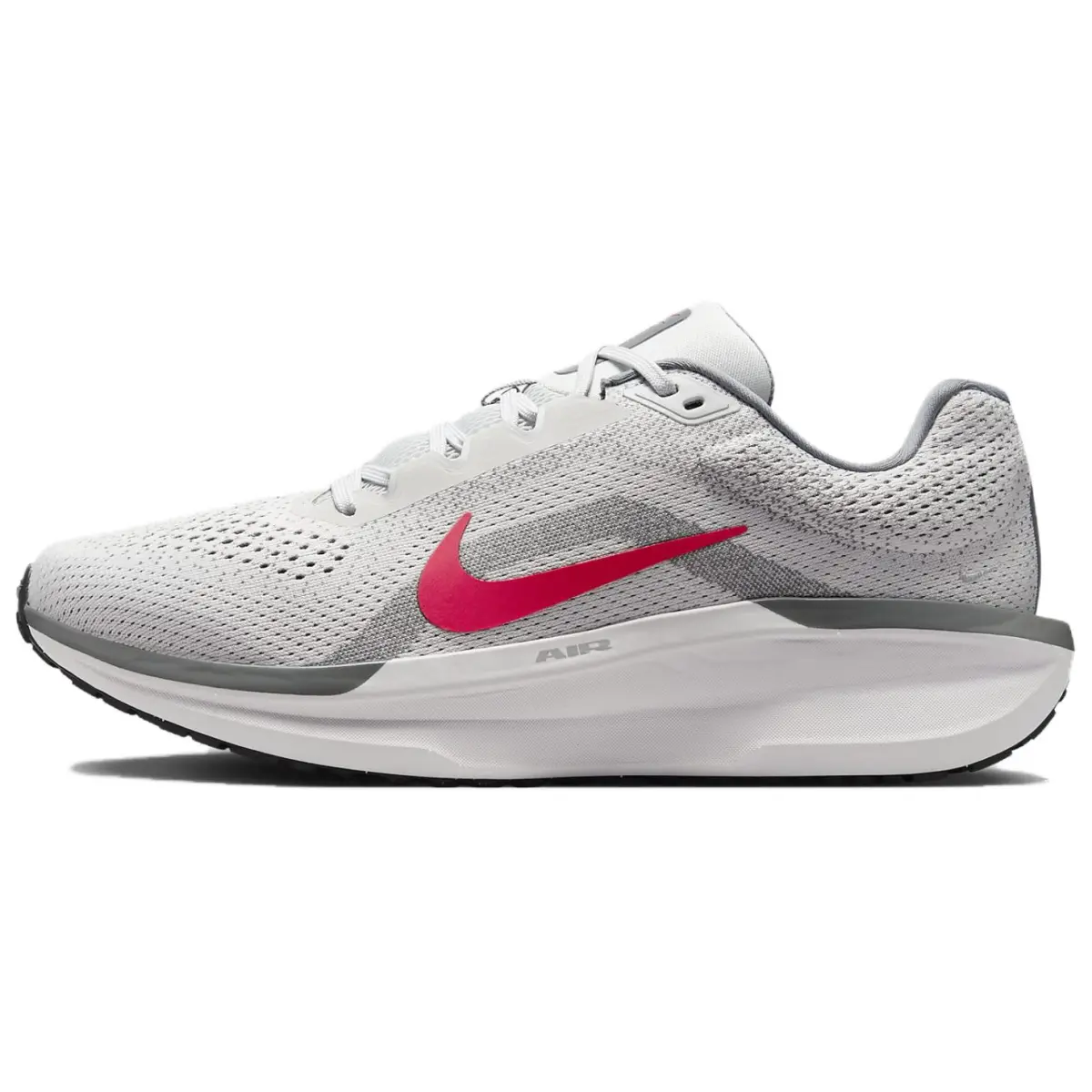 Nike Winflo 11 Soft And Comfortable Breathable Low top Casual Training Running Shoes Men's Gray Red