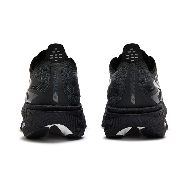 361° Flame 4 Low top Casual Running Shoes Unisex Black Gray