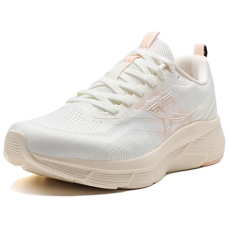 XTEP Cushioning Coverage Lightweight Low top Long Distance Running Sprint Running Shoes Women’s Pink White
