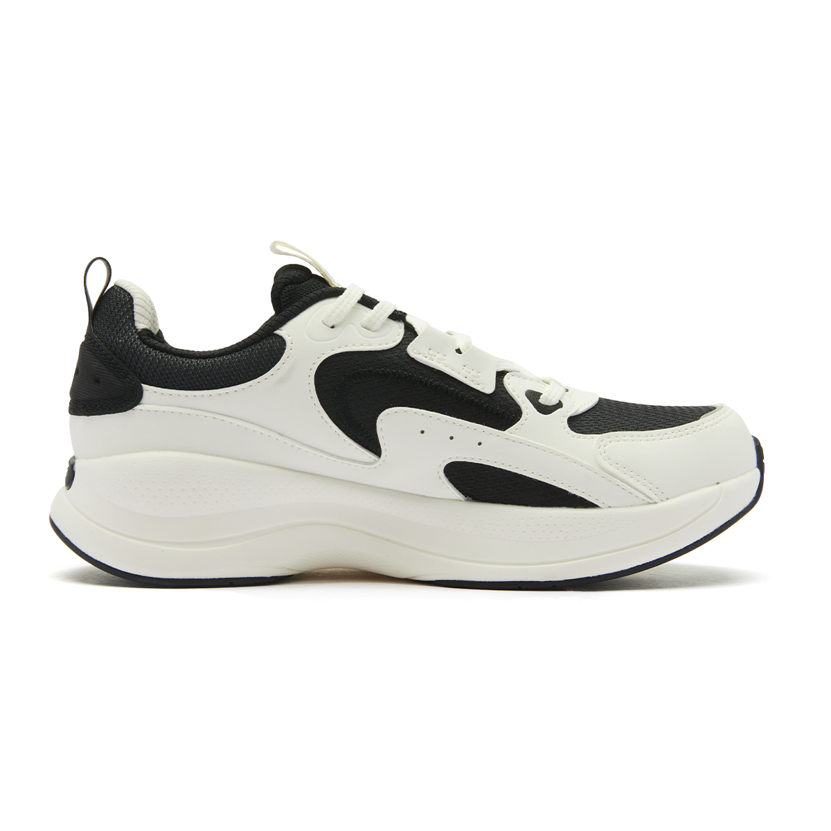 QIAODAN Cushioning Slip Resistant Abrasion Resistant Low top Casual Running Shoes Women’s Beige Black