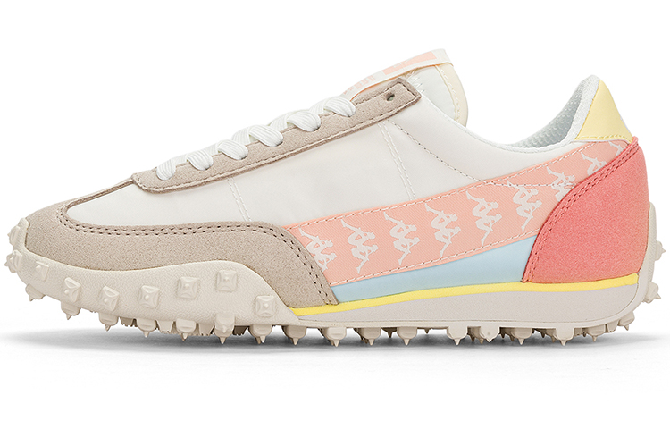 Kappa Low top Casual Running Shoes Women’s White Khaki Brown Pink Blue Yellow