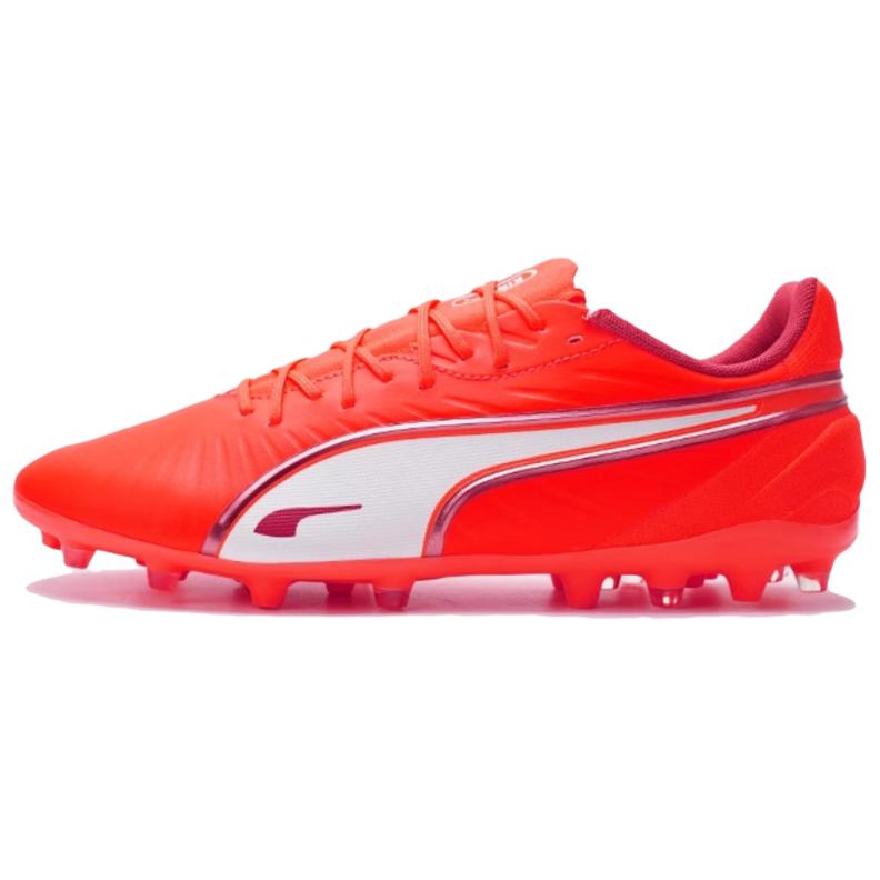 PUMA King MG Multi Ground Pu Cushioning Soccer Shoes Men’s Orange Red