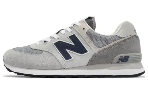 New Balance NB 574 Cushioning, Wear Resistant Low top Running Shoes Unisex Gray