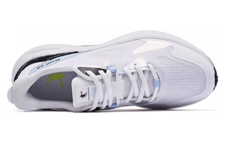 QIAODAN Slip Resistant And Breathable Slip Resistant And Breathable Low top Running Shoes Men’s White
