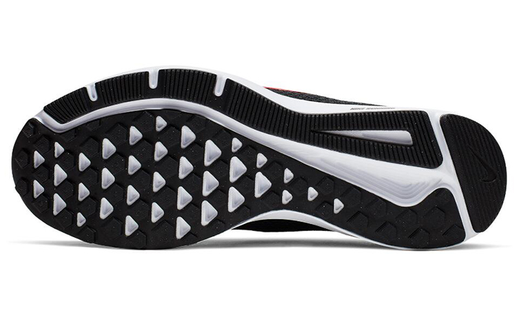 Мужские кроссовки Nike Quest 2 (черно-красный) — 黑/白色/大学红 — фото 5